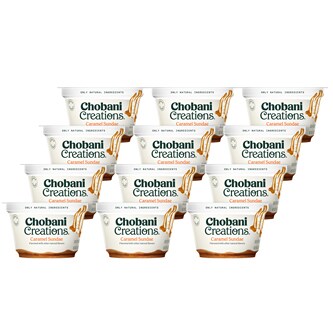 Chobani Creations Greek Yogurt, Caramel Sundae