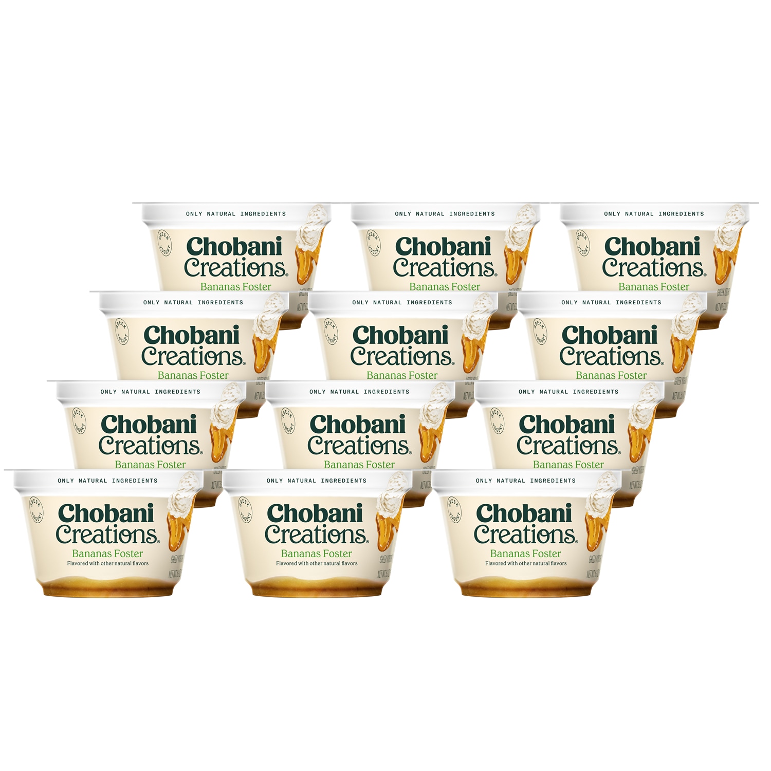 Chobani Creations Greek Yogurt, Bananas Foster
