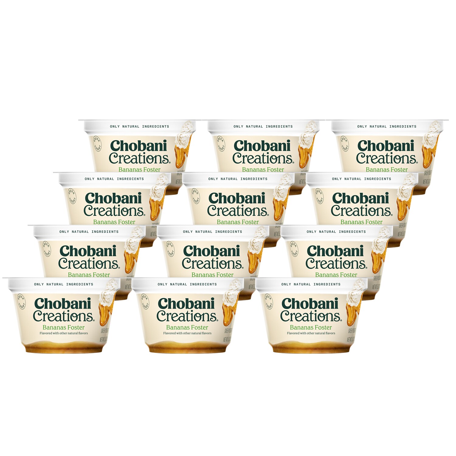Chobani Creations Greek Yogurt, Bananas Foster