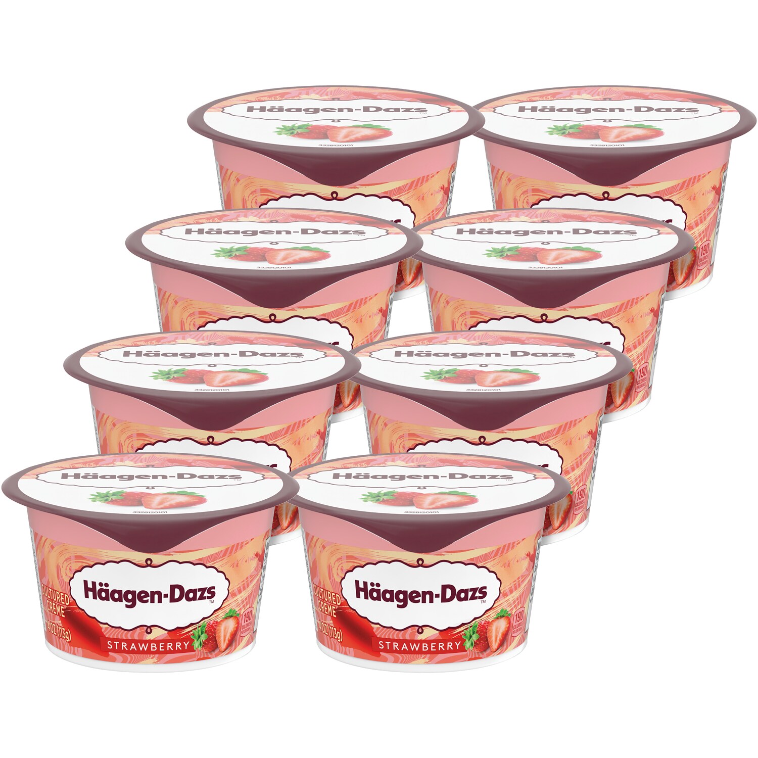 Haagen-Dazs Cultured Crème Yogurt, Strawberry