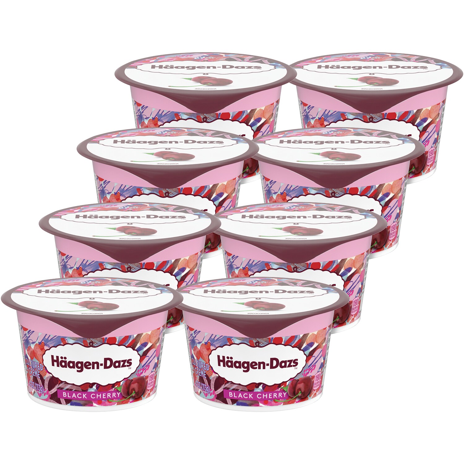 Haagen-Dazs Cultured Crème Yogurt, Black Cherry