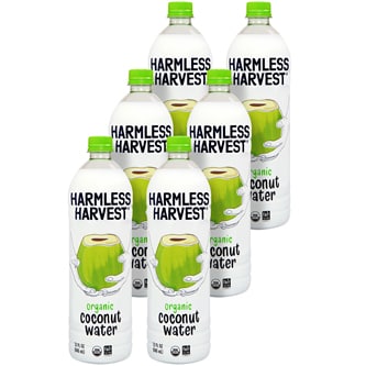 Harmless Harvest Organic Coconut Water, Plastic Bottles