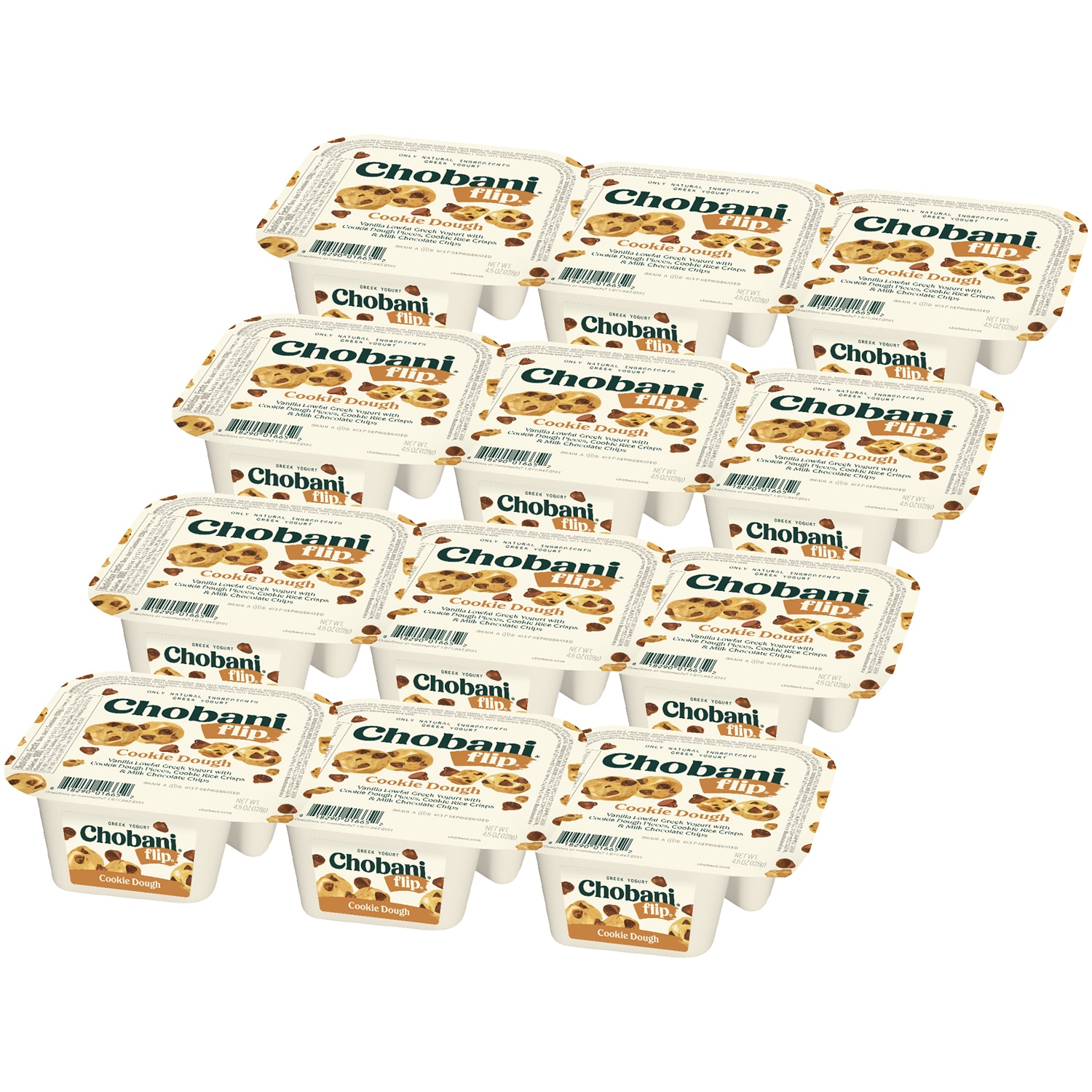 Chobani Flip Low-Fat Greek Yogurt, Cookie Dough