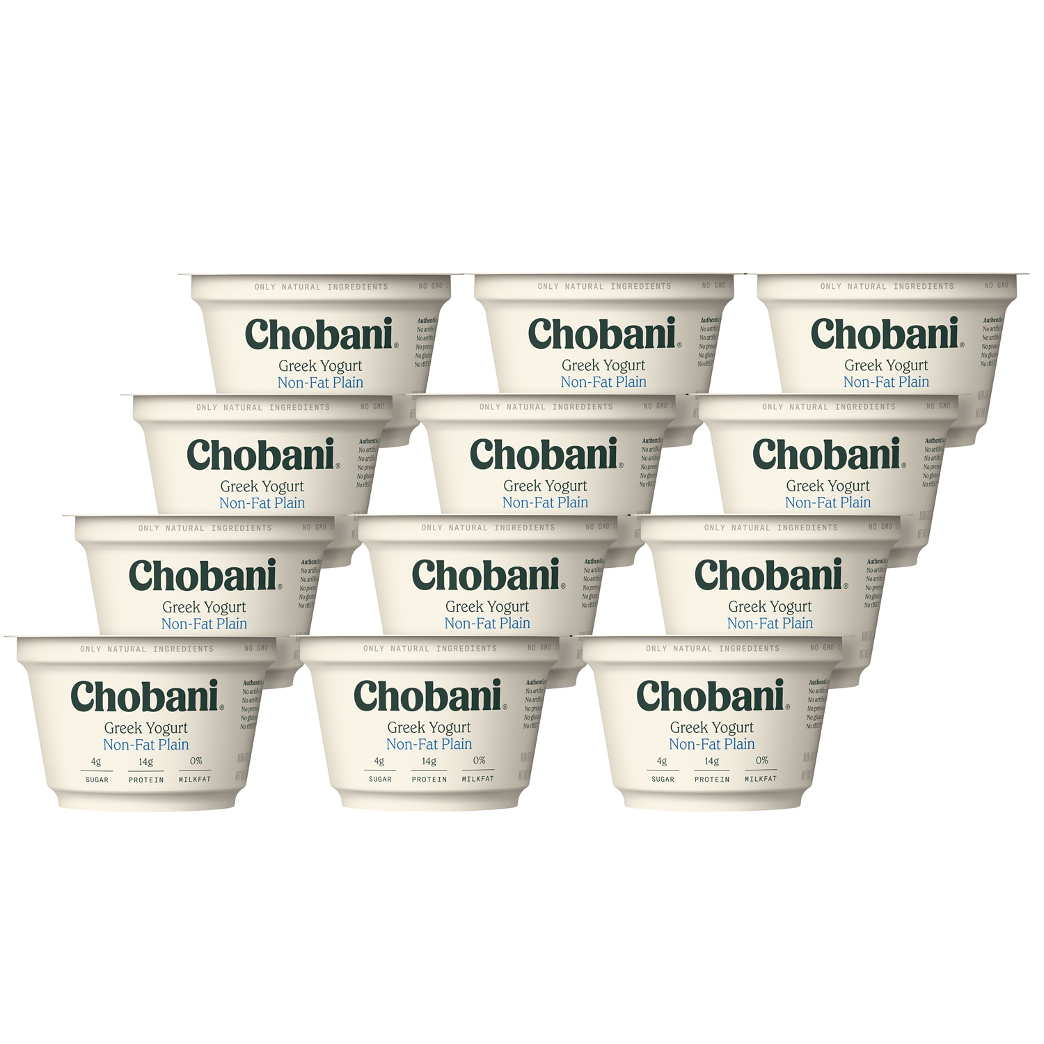 Chobani Non-Fat Greek Yogurt, Original Plain