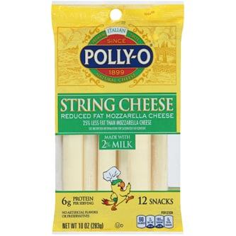 Polly-O Mozzarella Cheese String made w/ 2% Milk