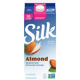 Silk Almondmilk, Unsweetened, Carton