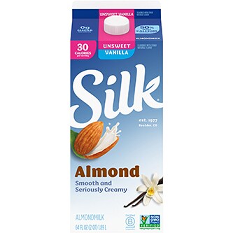 Silk Almondmilk, Unsweetened Vanilla, Carton