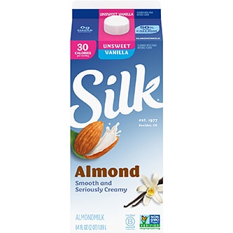 Silk Almondmilk, Unsweetened Vanilla, Carton