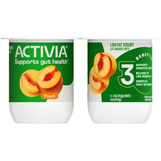 Activia Yogurt, Peach