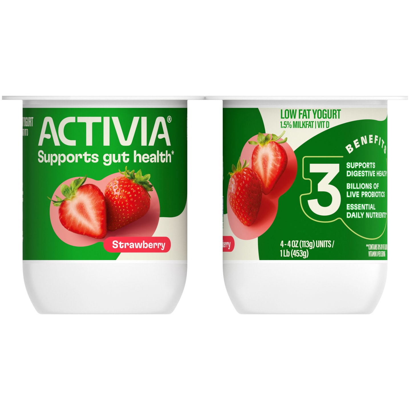 Activia Yogurt, Strawberry