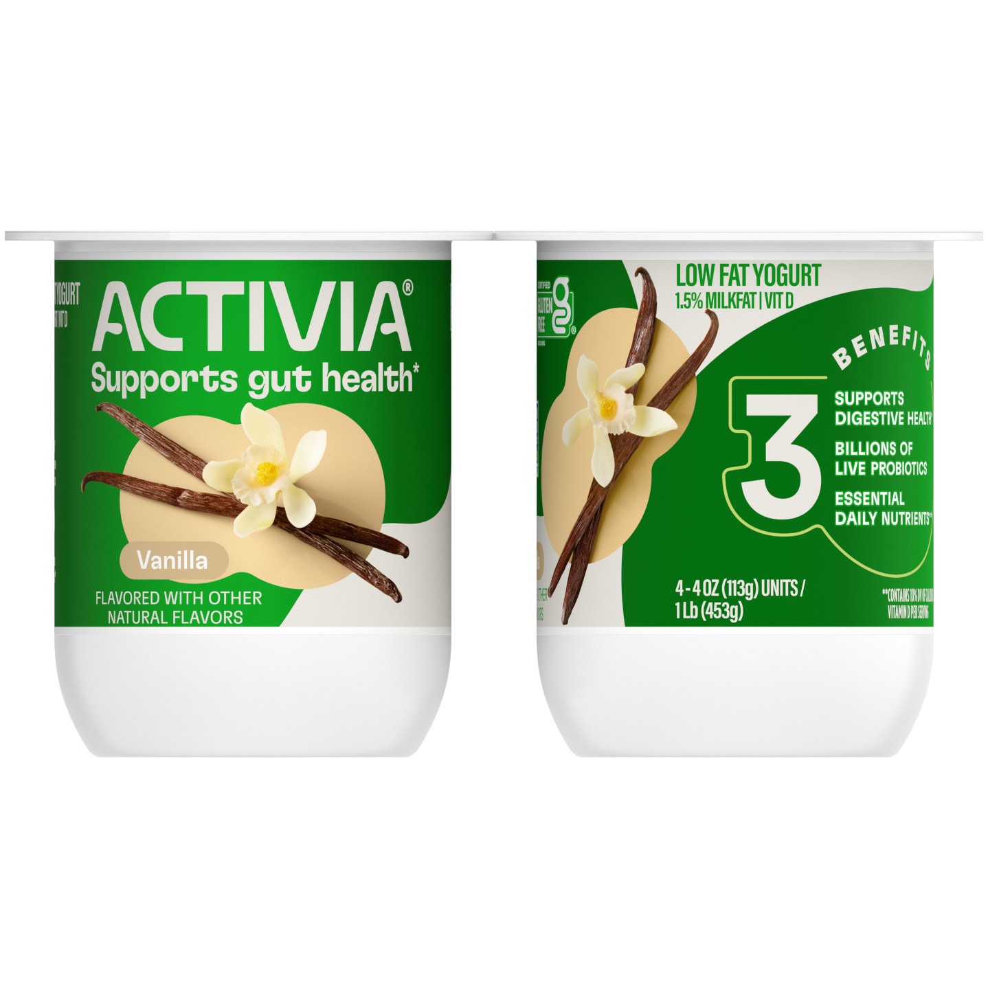 Dannon Activia Yogurt, Vanilla