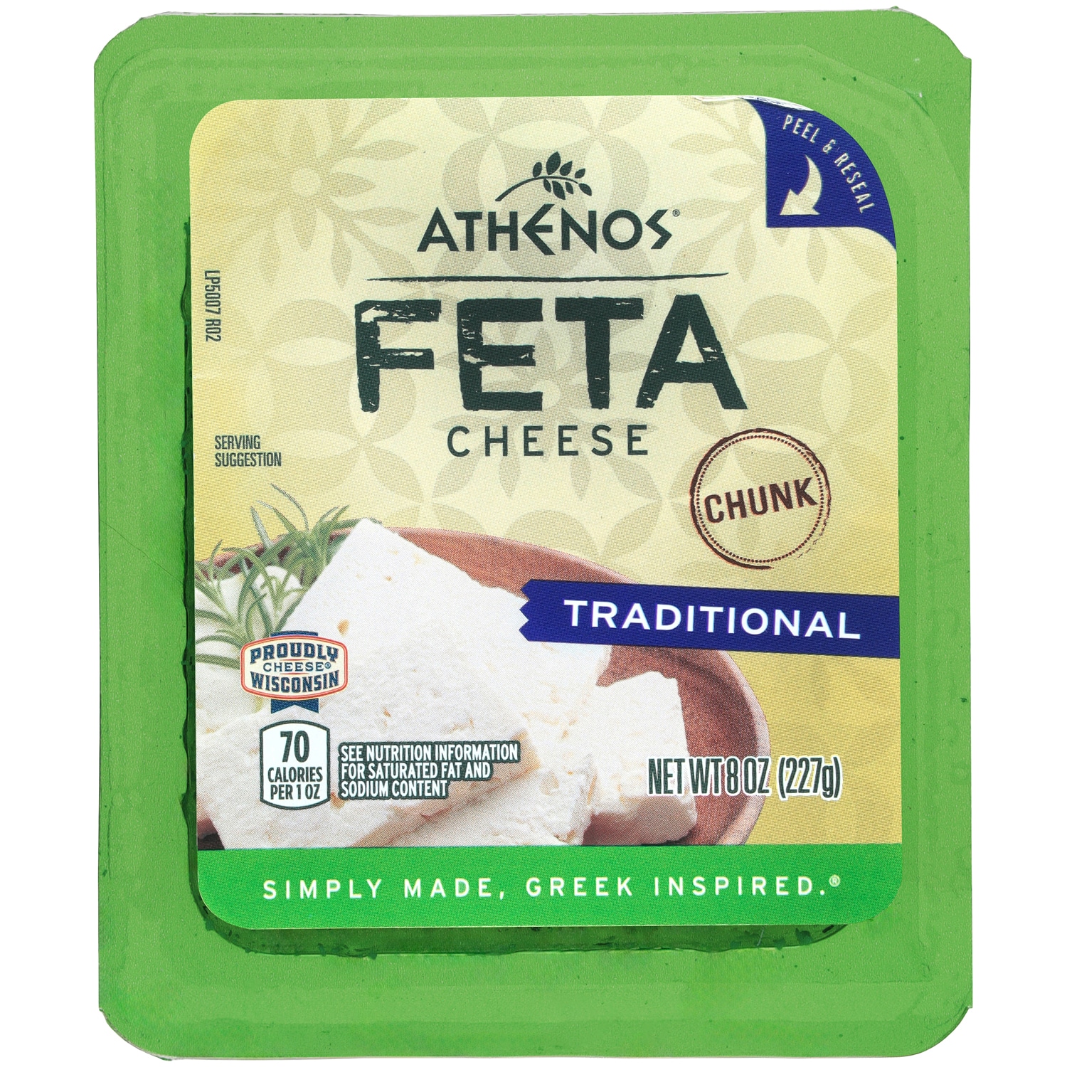 Athenos Chunk Feta Cheese, Traditional
