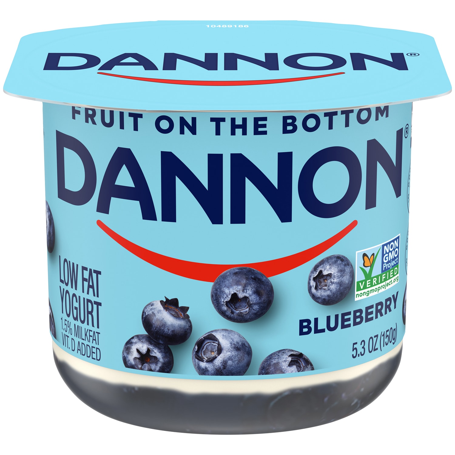 Dannon Fruit on the Bottom Lowfat Yogurt, Blueberry 
