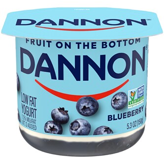 Dannon Fruit on the Bottom Lowfat Yogurt, Blueberry 
