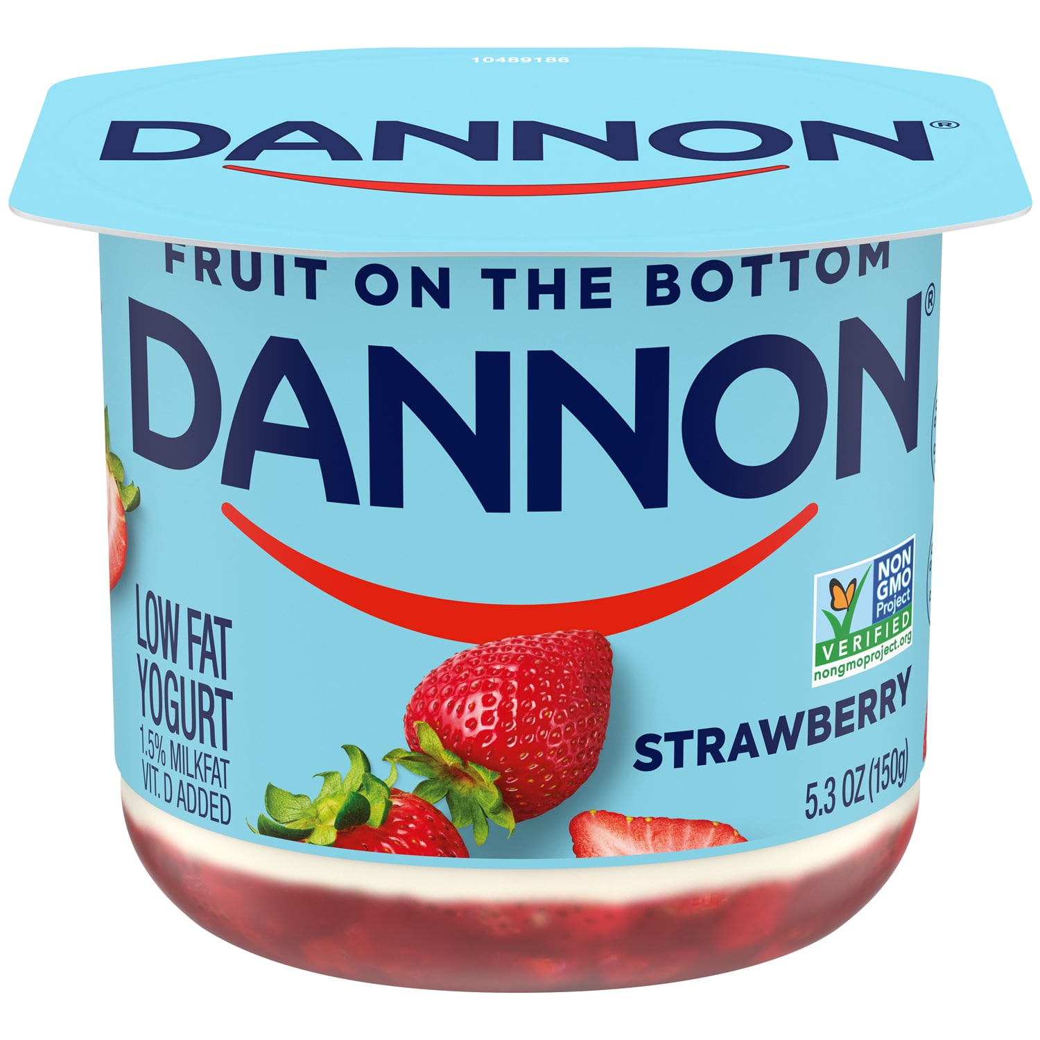 Dannon Fruit on the Bottom Lowfat Yogurt, Strawberry