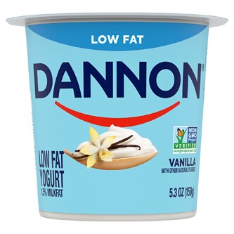Dannon Lowfat Yogurt, Vanilla