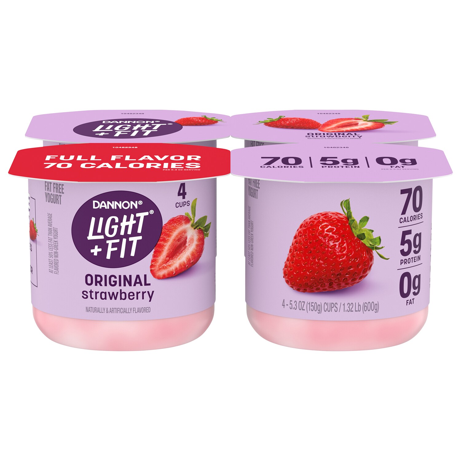 Dannon Light & Fit Nonfat Yogurt, Strawberry