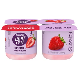 Light N Fit Nonfat Yogurt, Strawberry