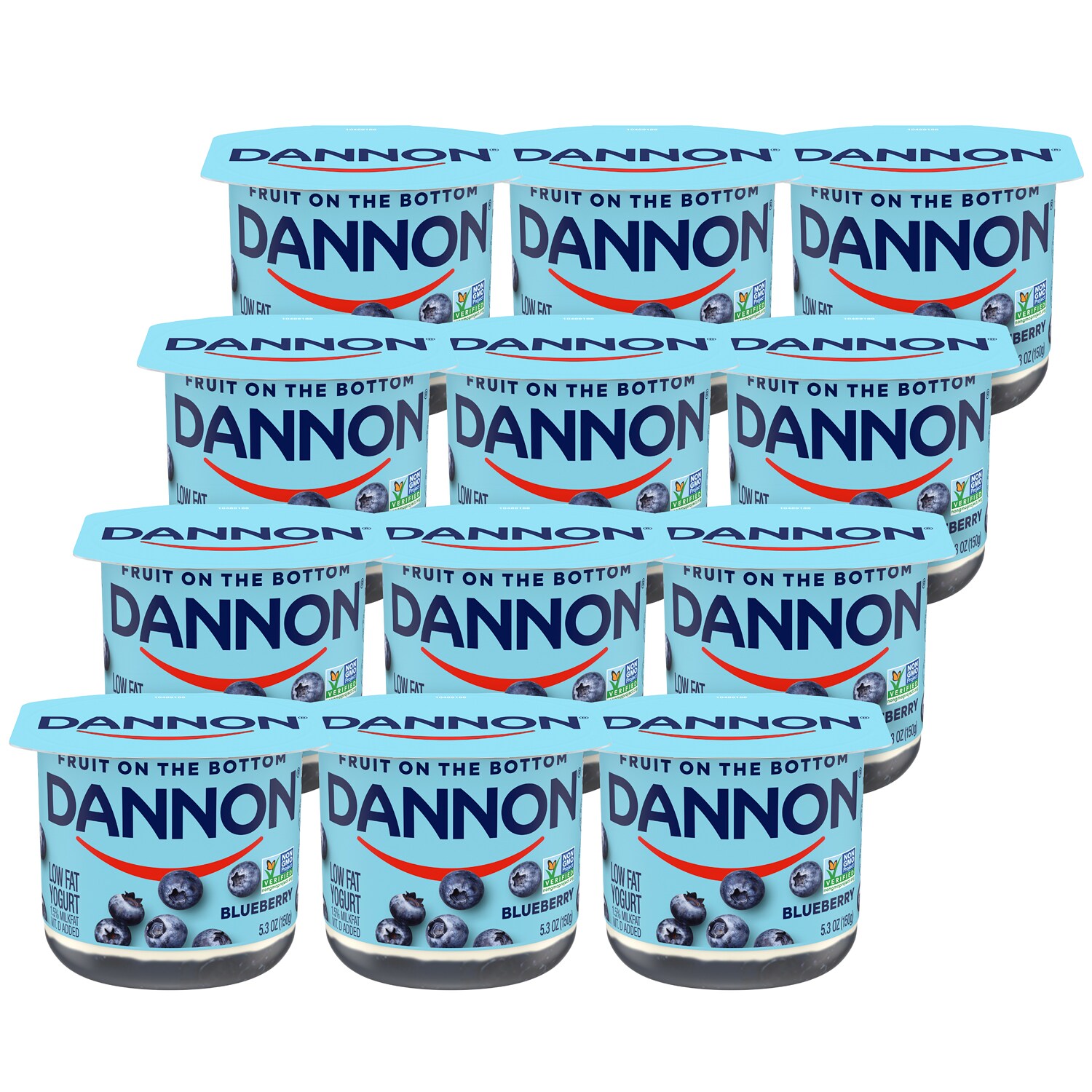 Dannon Fruit on the Bottom Lowfat Yogurt, Blueberry