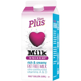 Skim Plus Milk, Carton