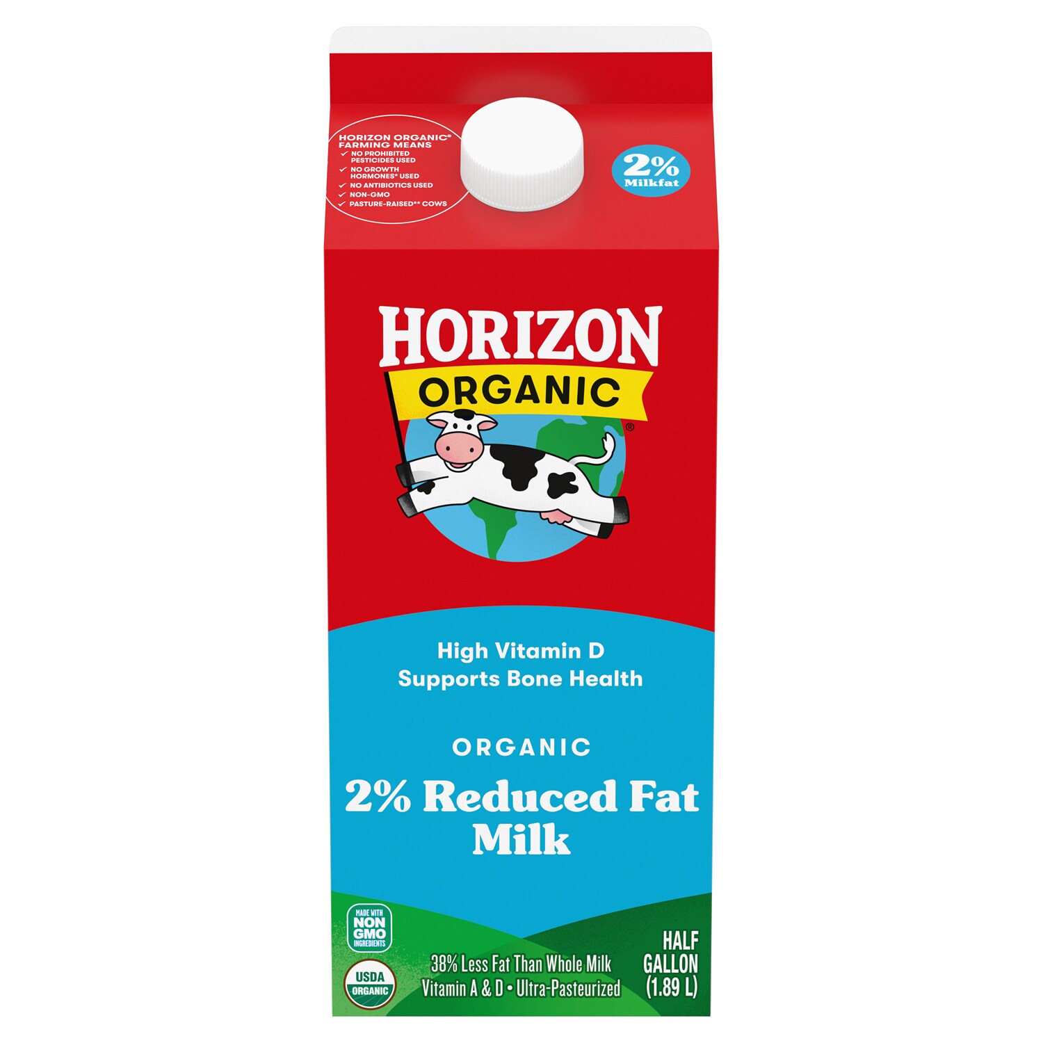 Horizon Organic 2% Milk, Carton