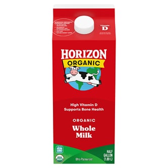 Horizon Organic Whole Milk, Carton