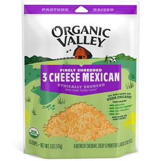 Organic Valley Mexican Blend Shredded Cheese