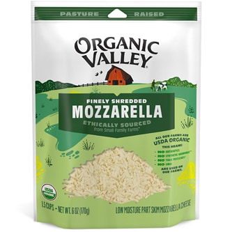 Organic Valley Shredded Mozzarella Cheese
