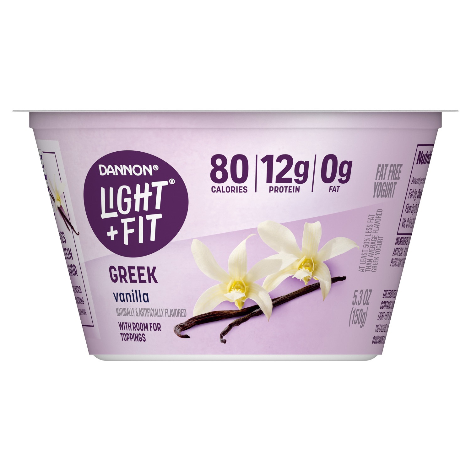 Dannon Light & Fit Nonfat Greek Yogurt, Vanilla