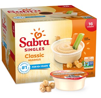 Sabra Hummus Singles, Classic, Case