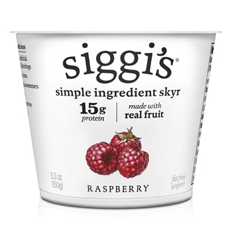 Siggi's Skyr Icelandic-Style Strained Non-Fat Yogurt, Raspberry