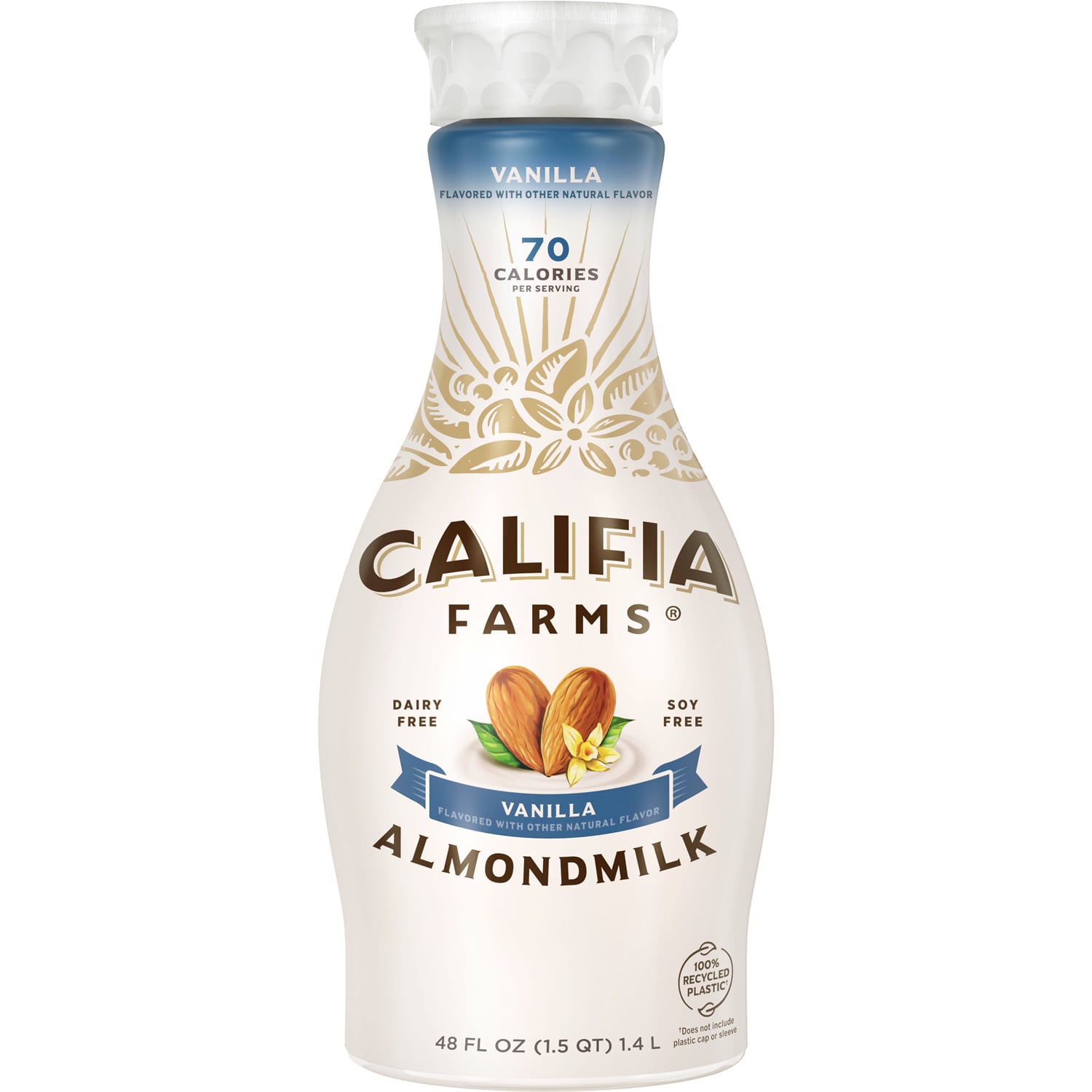 Califia Farms Almond Milk, Vanilla, Plastic Bottle