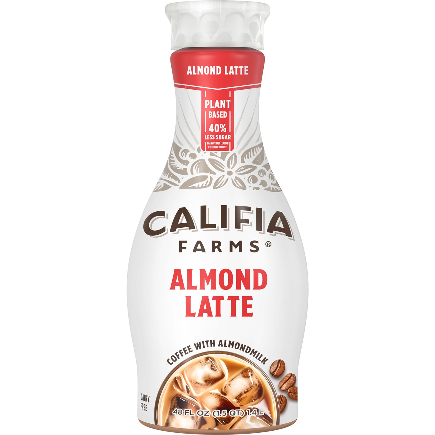 Califia Farms Cold Brew Coffee with Almondmilk, Double Espresso, Plastic Bottle