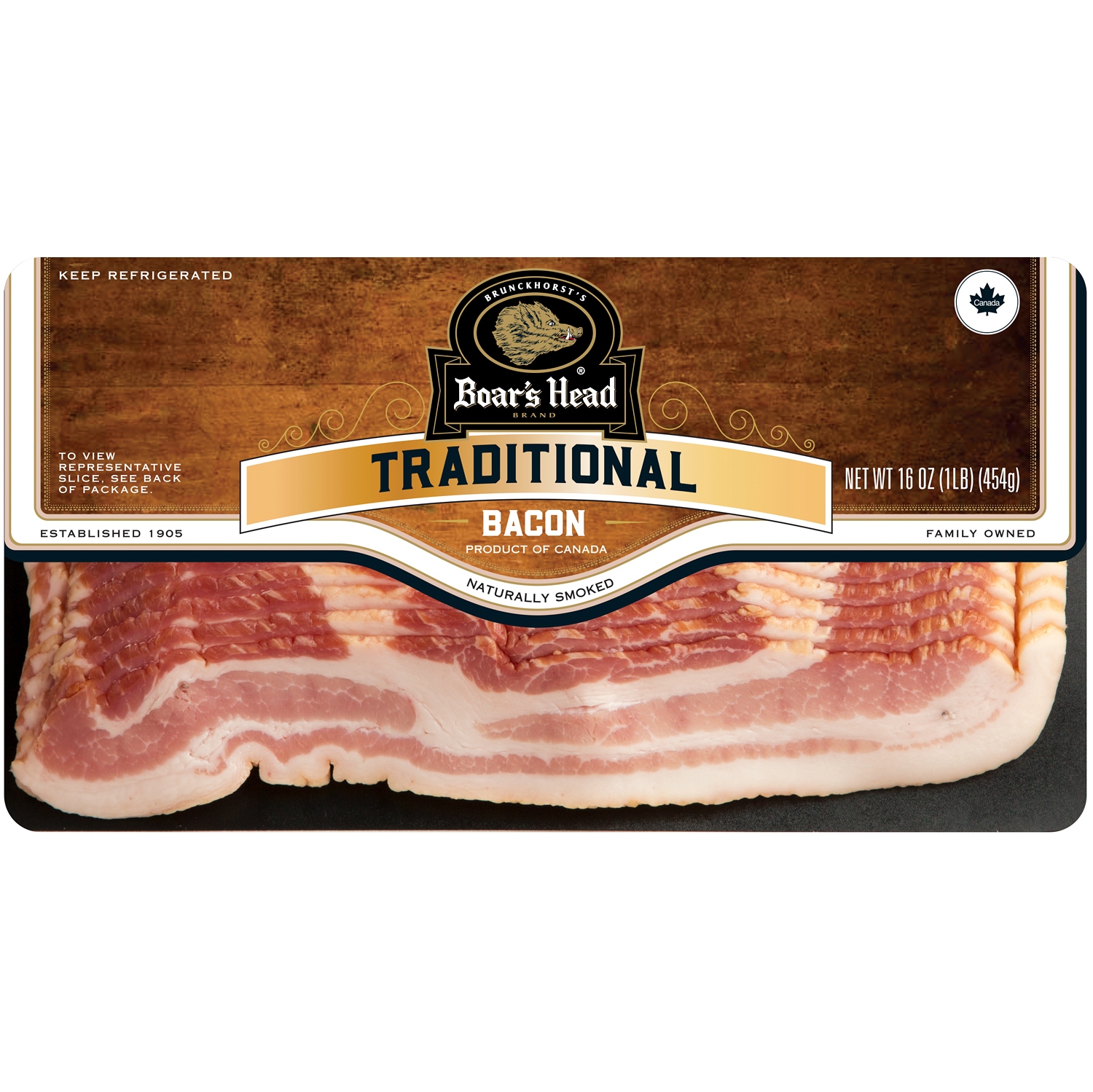 Boar's Head Imported Naturally Smoked Bacon