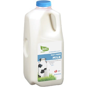 Just FreshDirect Fat Free Milk, Plastic Bottle