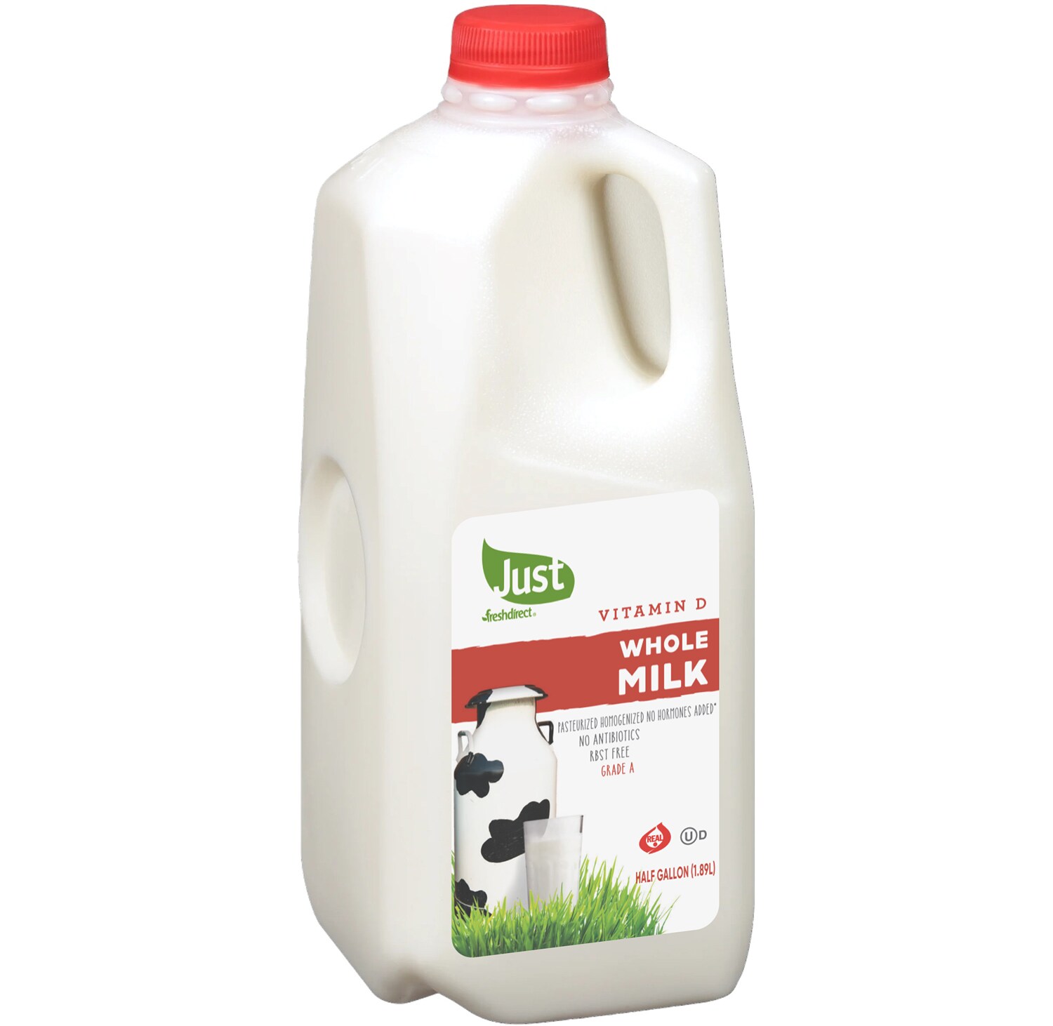 Just FreshDirect Whole Milk, Plastic Bottle