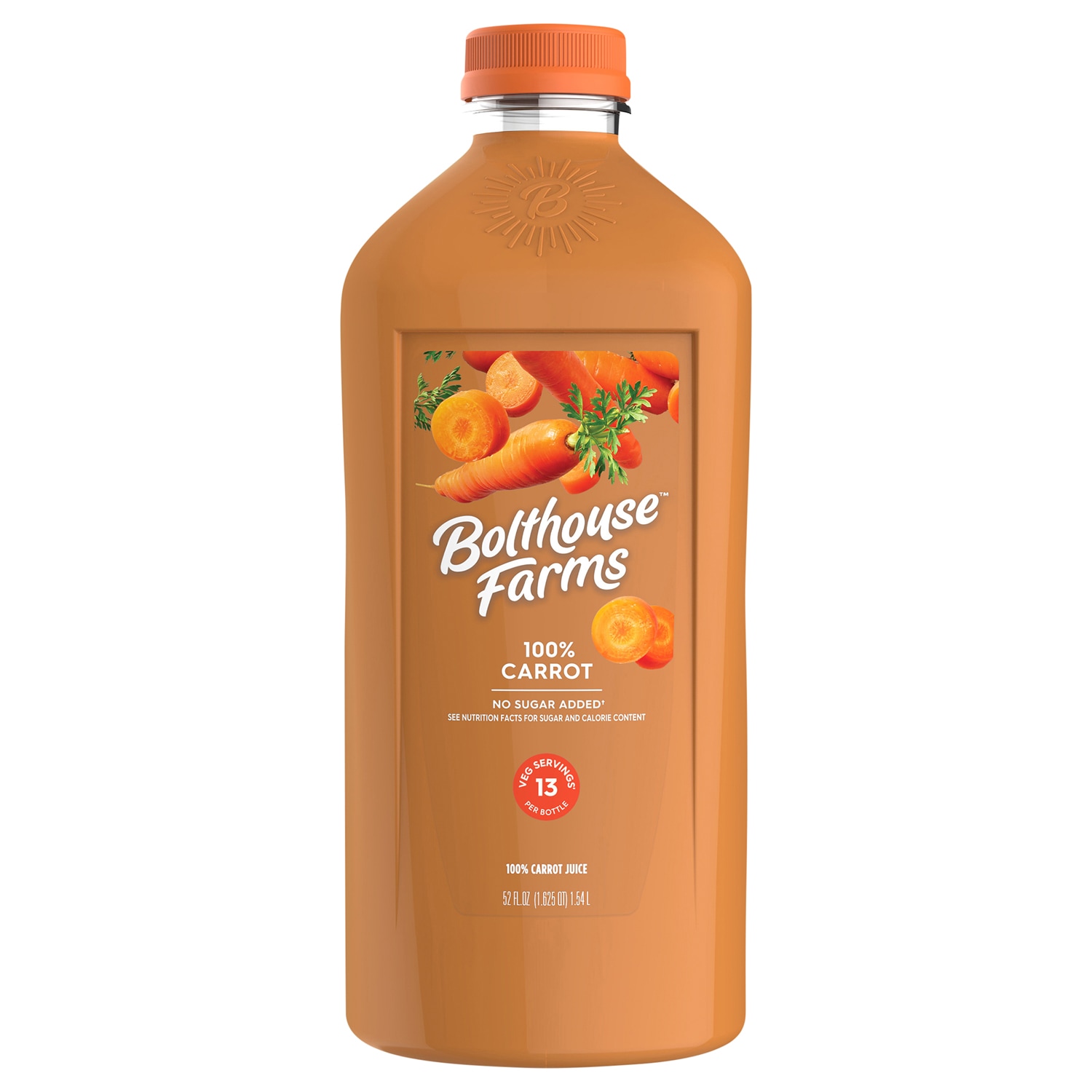 Bolthouse Farms 100% Carrot Juice, Plastic Bottle