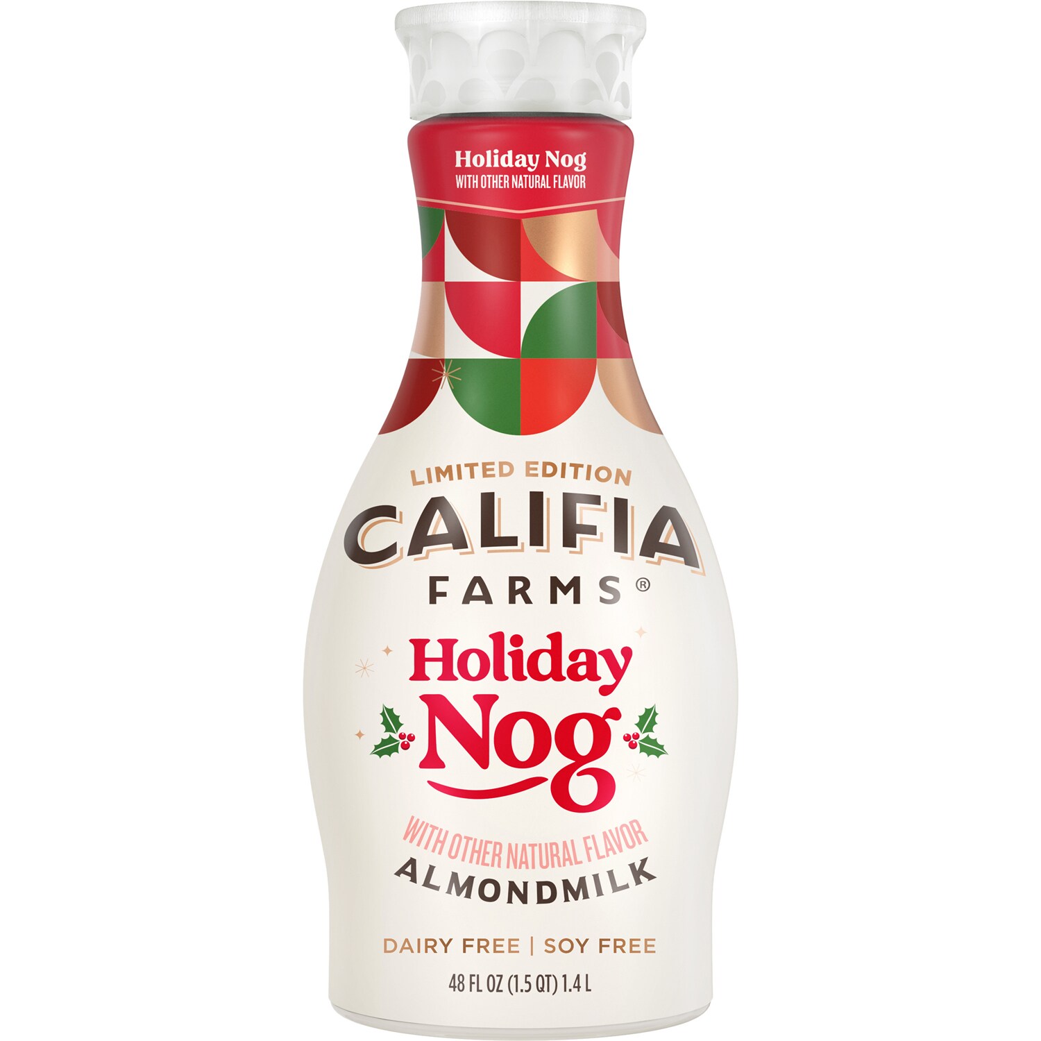 Califia Farms Almondmilk, Holiday Nog, Plastic Bottle