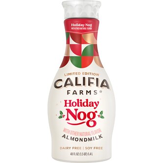Califia Farms Almondmilk, Holiday Nog, Plastic Bottle