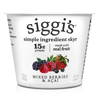 Siggi's Skyr Icelandic-Style Strained Non-Fat Yogurt, Mixed Berry and Acai