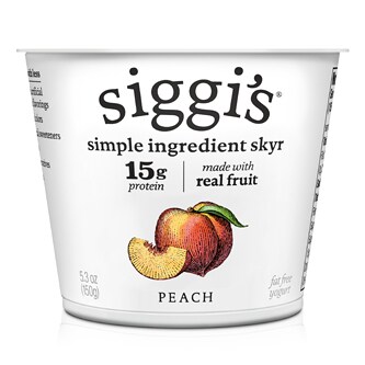 Siggi's Skyr Icelandic-Style Strained Non-Fat Yogurt, Peach