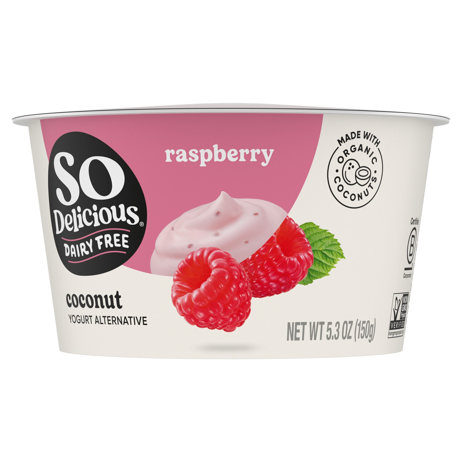 So Delicious Dairy Free Coconut Milk Yogurt Alternative, Raspberry