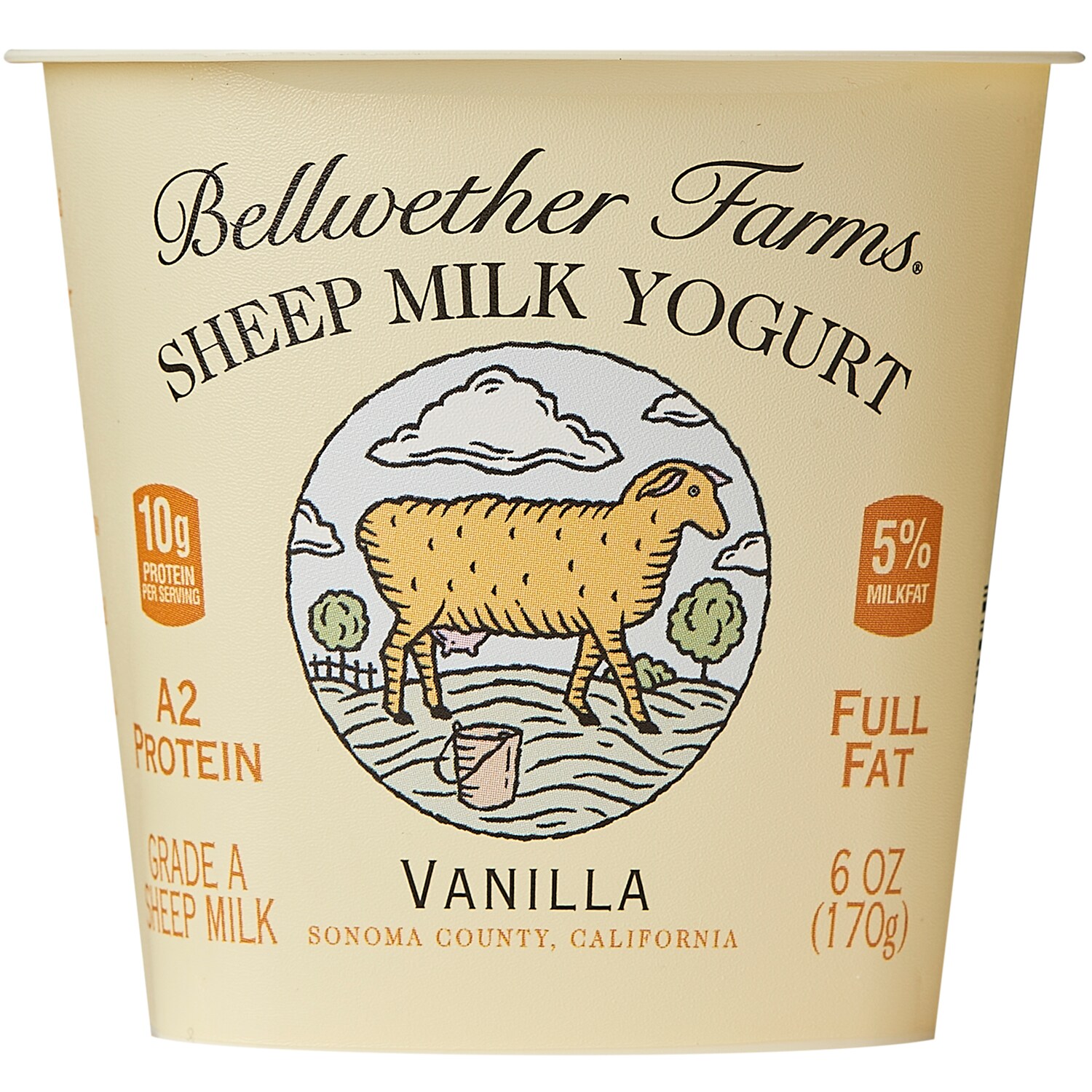 Bellwether Farms Sheep Milk Yogurt, Vanilla