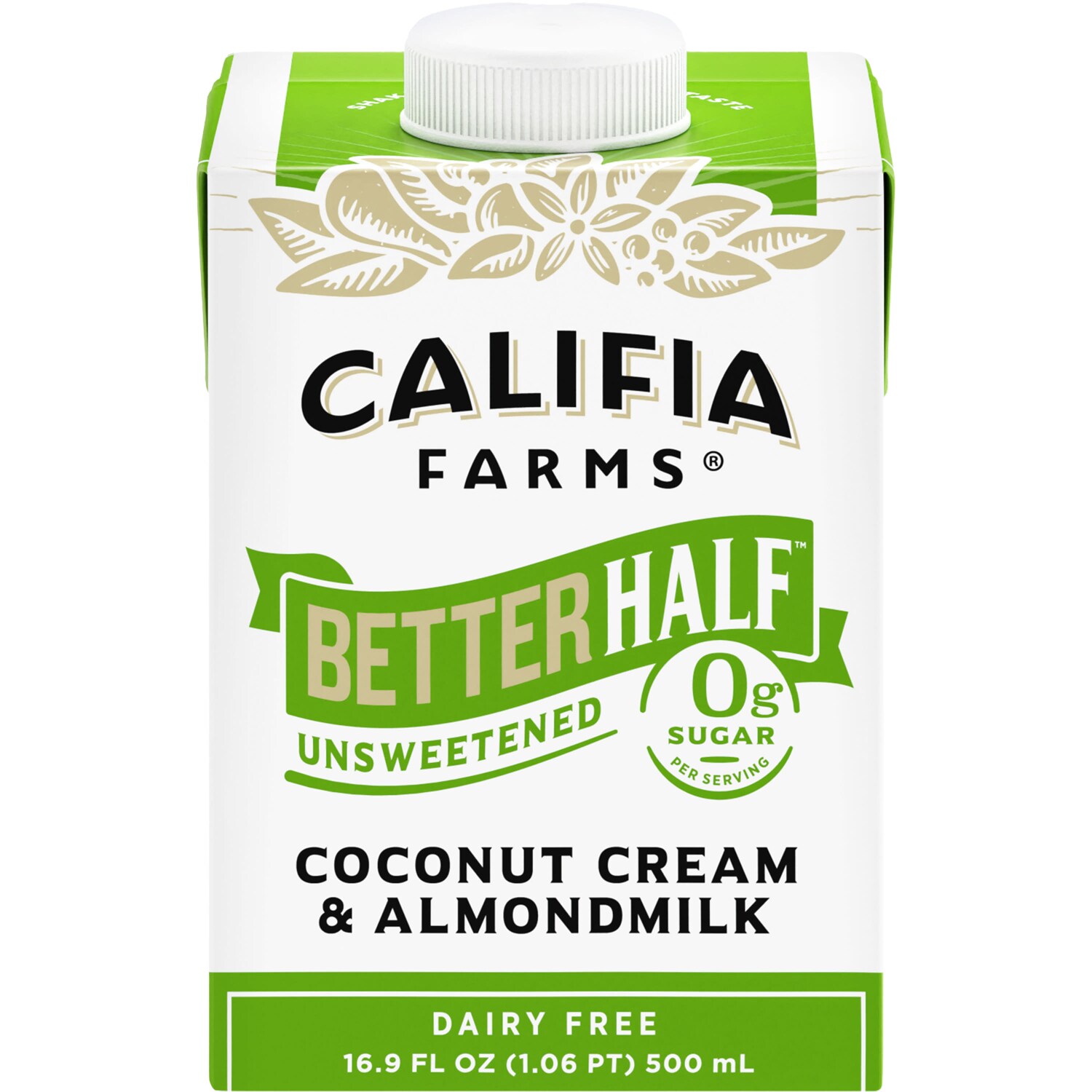 Califia Farms Better Half Coconut Cream & Almondmilk, Unsweetened