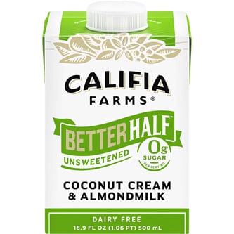 Califia Farms Better Half Coconut Cream & Almondmilk, Unsweetened