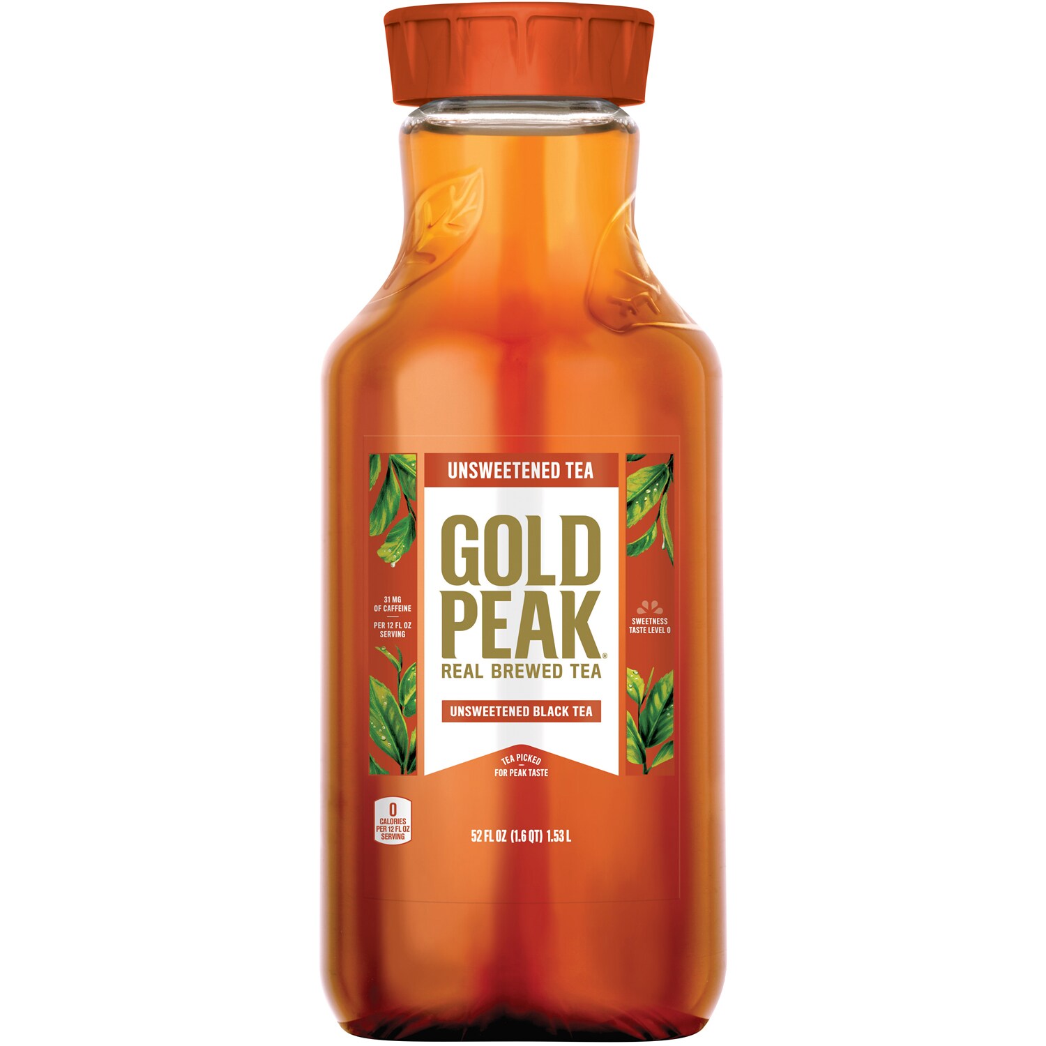 Gold Peak Unsweetened Black Tea, Plastic Bottle
