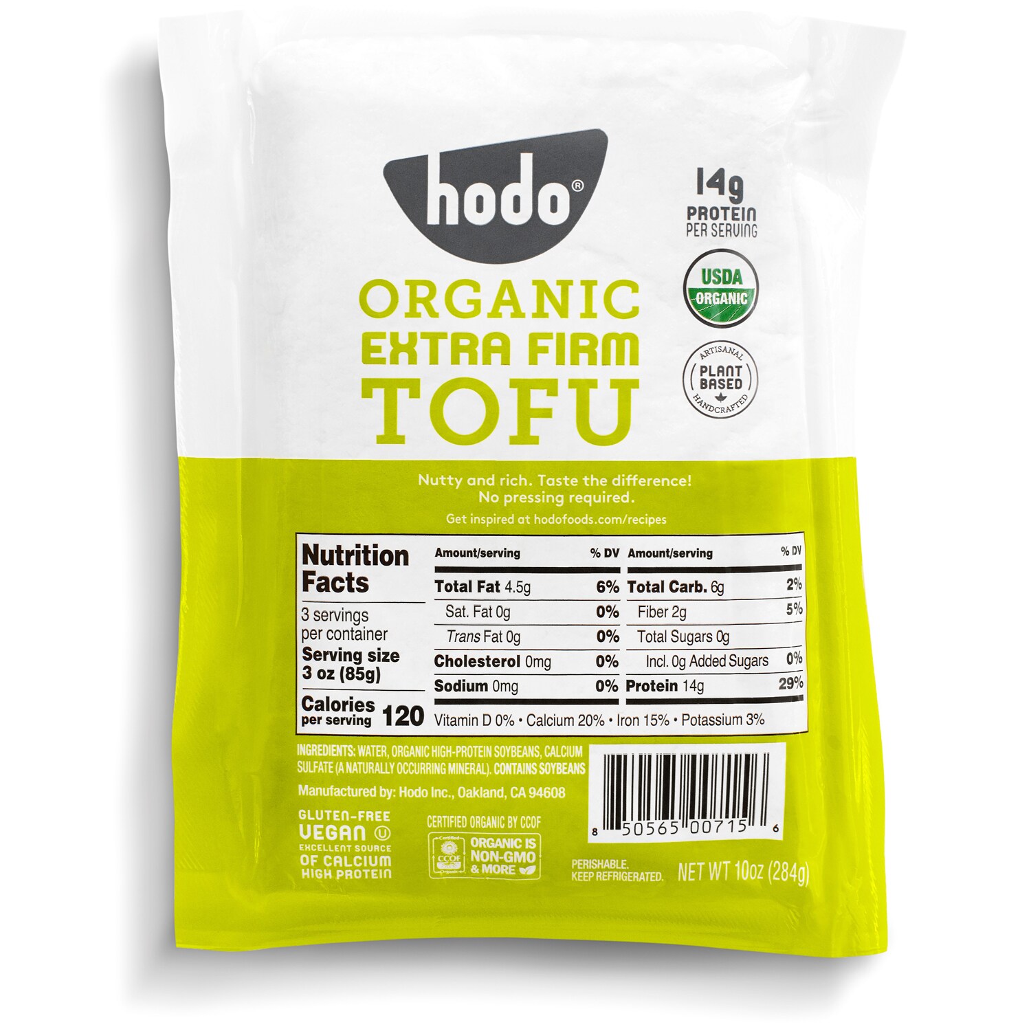 Hodo Foods Organic Extra Firm Tofu