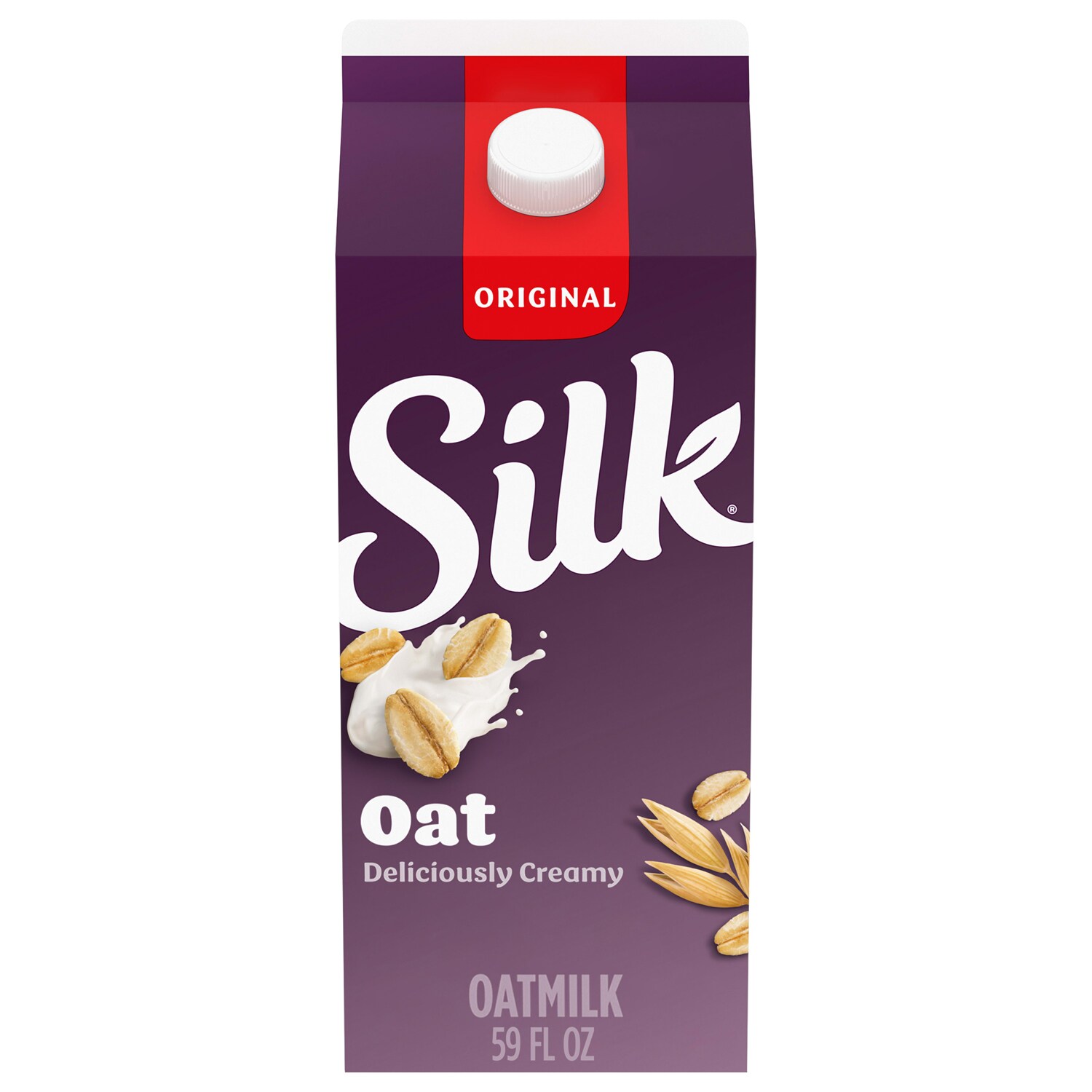 Silk Oatmilk, Plain, Carton