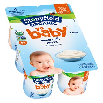 Order Stonyfield Organic YoBaby Whole Milk Yogurt Cups, Vanilla