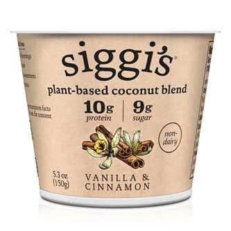 Siggi's Plant-Based Coconut Blend Yogurt, Vanilla & Cinnamon